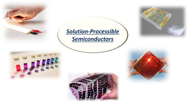 Solution-Processible Semiconductors